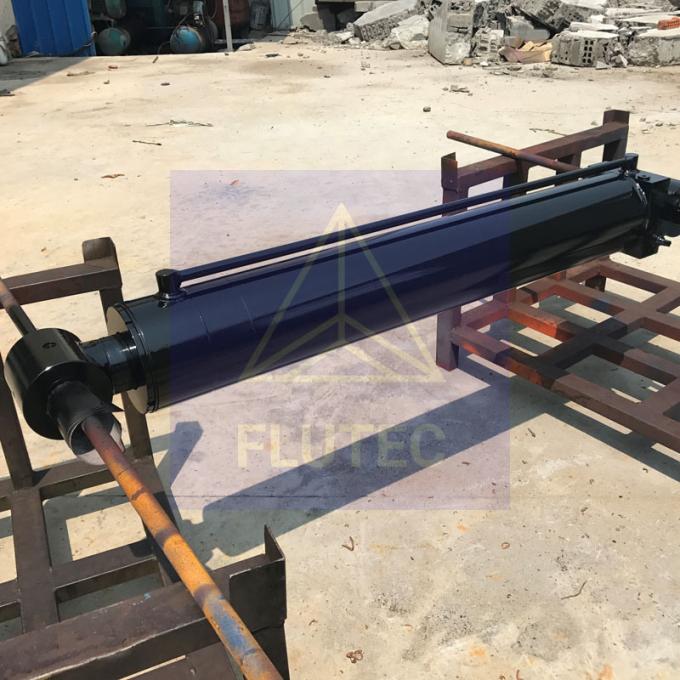 100% Druckprüfung Marine Hydraulikzylinder Doppelwirkung für Schiffskran 1