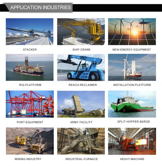 Doppelwirkender Marinehydraulikzylinder 100% Druckprüfung DNV ISO9001 genehmigt 7