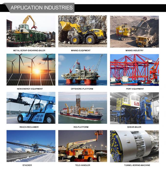 Stabiler / zuverlässiger Marine-Hydraulikzylinder für Jack-Up-Arbeitsplattform 4
