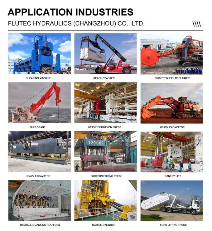 ISO9001 4000 Tonnen Hydraulikzylinder für die Aufzugsplattform 7