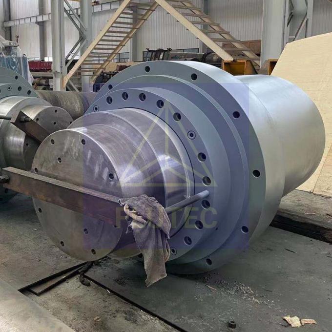Speziell hergestellte hydraulische Zylinder mit großem Bohrwerk für die Extrusionspresse 1