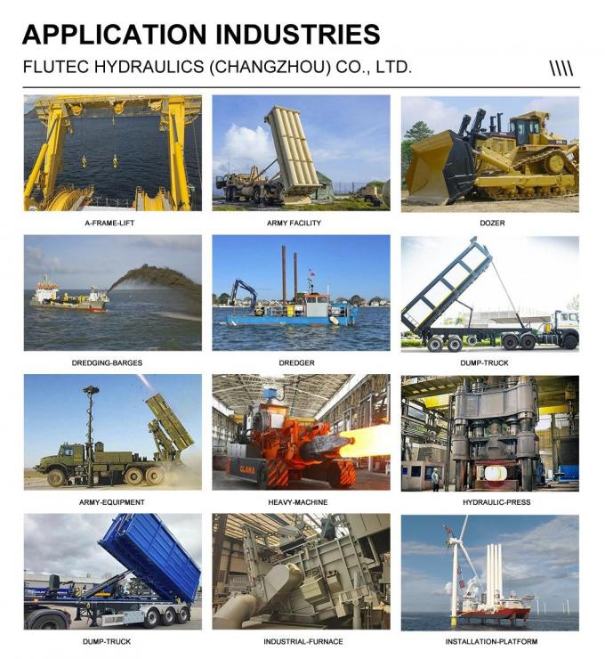 1500 Tonnen großer Hydraulikpresszylinder für Fam Bucket Wheel 7