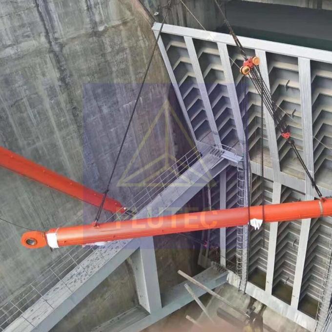Wasserkraftanlage Staudamm Tor Hydraulischer Zylinder Kohlenstoffstahl Material 0