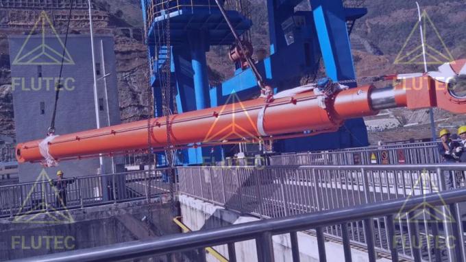 Hydraulischer Zylinder für Staudamm / Spültor 2