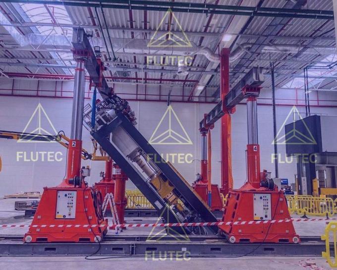 Doppelwirkender Teleskop-hydraulischer Hubzylinder für das hydraulische Vorhangsystem 0