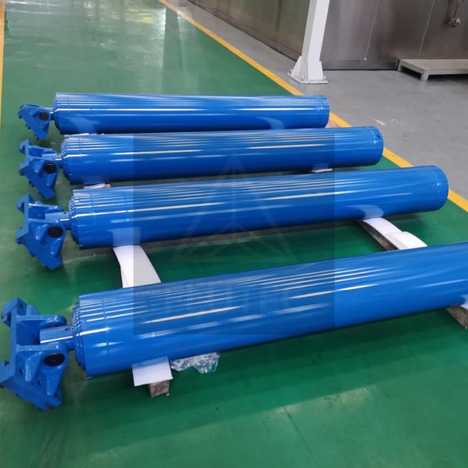 4 Stufen Teleskopischer Hydraulikzylinder mit Doppelwirkung für Hydraulik-Gantry 0