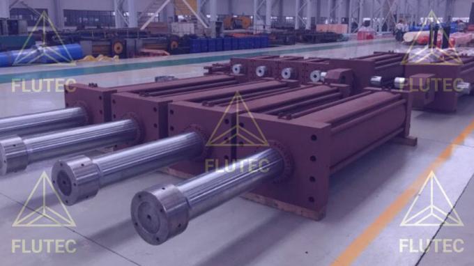 Flutec Teleskophydraulikzylinder Doppelwirkungsölzylinder für Maschinenbau 0
