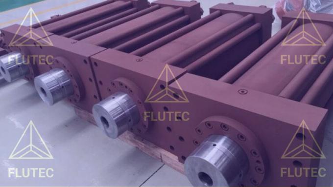 Flutec Teleskophydraulikzylinder Doppelwirkungsölzylinder für Maschinenbau 3