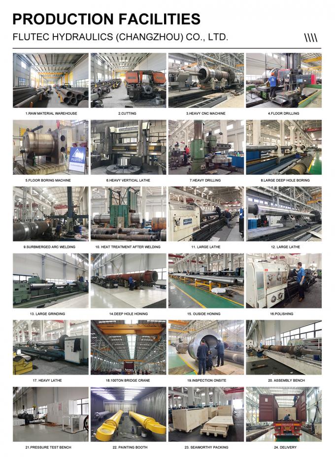 Mobilgeräte Boom Hydraulikzylinder für Bagger kundenspezifisch erhältlich 3