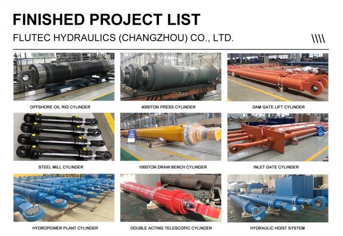 100% Druckprüfung Schwerlastmaschine Großzugspumpe Hydraulikpresszylinder 5