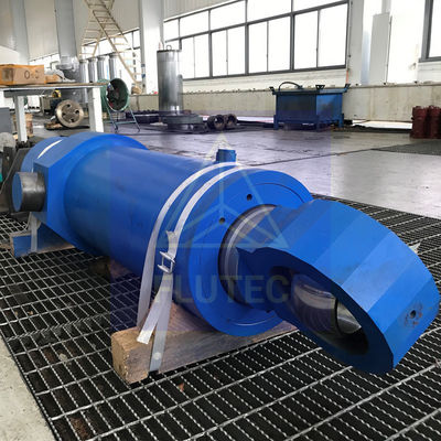 Blue Custom Mill Type Hydraulic Press Cylinder For Steel Industry Carbon Steel