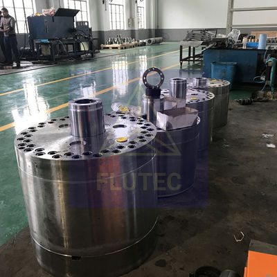 100% Pressure Testing Hollow Piston Hydraulic Cylinder For Bridge Industry