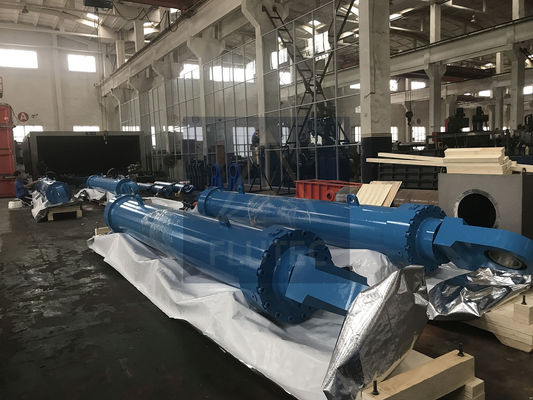ISO9001 Custom Hydraulic Cylinders / Hydraulic Boom Cylinder For Bucket Excavator