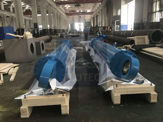 ISO9001 Custom Hydraulic Cylinders / Hydraulic Boom Cylinder For Bucket Excavator