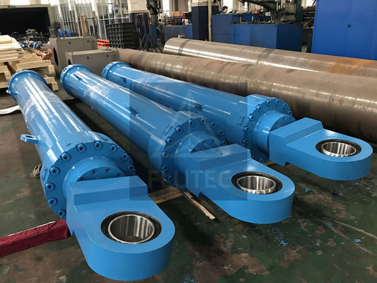 ISO9001 Custom Hydraulic Cylinders / Hydraulic Boom Cylinder For Bucket Excavator