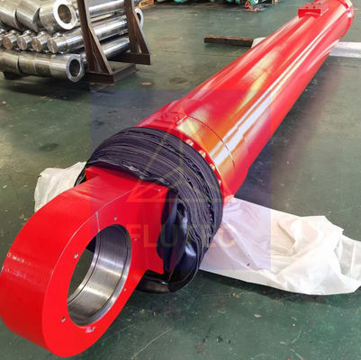 Custom Alloy Steel Hydraulic Press Cylinders For Bascule Bridge SGS Certified