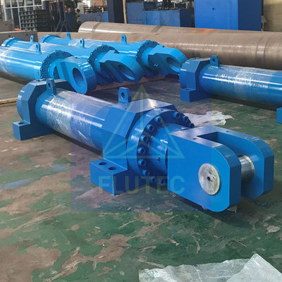 Custom Alloy Steel Hydraulic Press Cylinders For Bascule Bridge SGS Certified