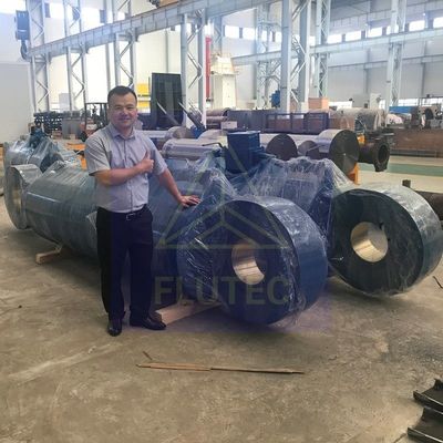 Carbon Steel Custom Made Hydraulic Cylinder Double Acting For Cable Winch