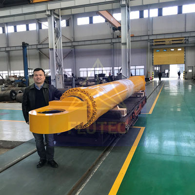 Dual Acting Marine Hydraulic Cylinder 100% Pressure Testing DNV ISO9001 Approved