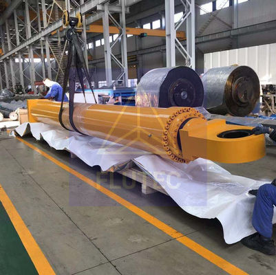 Dual Acting Marine Hydraulic Cylinder 100% Pressure Testing DNV ISO9001 Approved