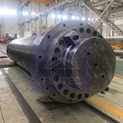 Large Diameter Double Acting Hydraulic Cylinder For Press ISO9001 Approved