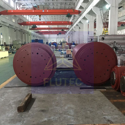 Large Bore Bolted Head Hydraulic Cylinders 400ton Plunger Hydraulic Cylinder