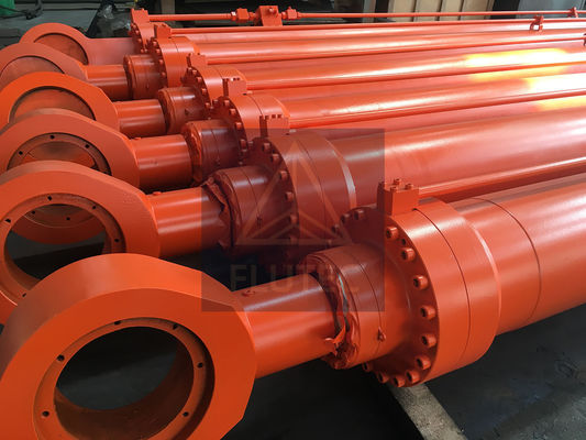 Customized Hydraulic Cylinder For Dam Gate / Hydropower Plant High Efficiency