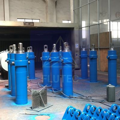 Tailor Made Telescopic Hydraulic Press Cylinder For Tilting Platform
