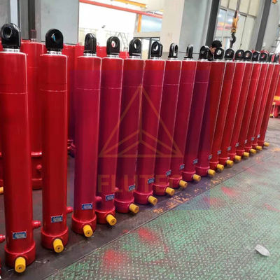 Custom Telescopic Hydraulic Press Cylinder For Dump Platform