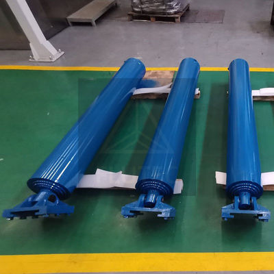 Flutec Telescopic Hydraulic Cylinder Double Acting Oil Cylinder For Mechanical Engineering