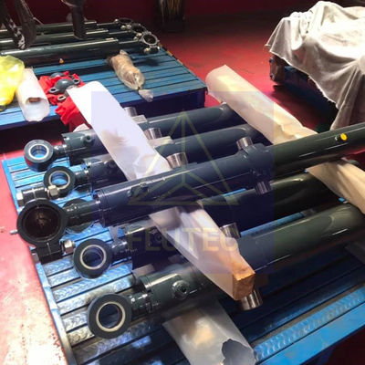 Mobile Equipment Carbon Steel Hydraulic Cylinder Double Acting Piston Type