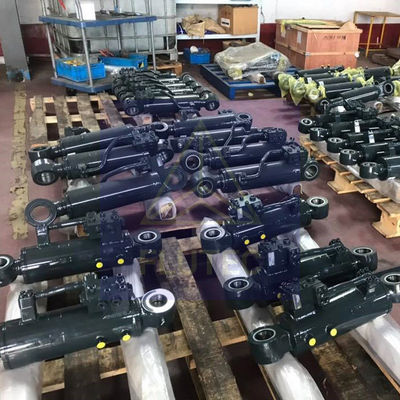 Mobile Equipment Carbon Steel Hydraulic Cylinder Double Acting Piston Type