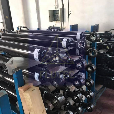 Mobile Equipment Carbon Steel Hydraulic Cylinder Double Acting Piston Type