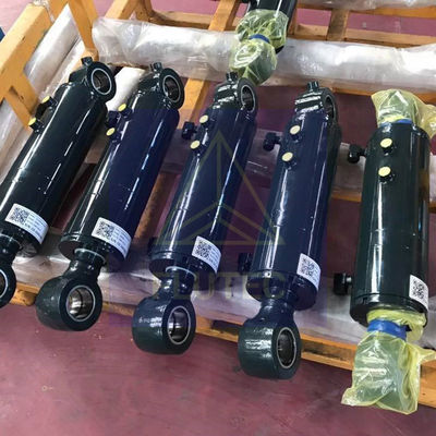 Mobile Equipment Carbon Steel Hydraulic Cylinder Double Acting Piston Type