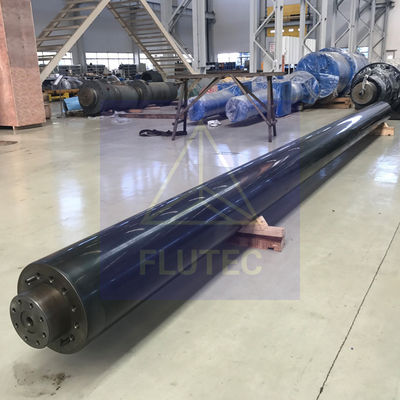 Heavy Duty Long Stroke Hydraulic Cylinder , Custom Piston Rod Cylinder