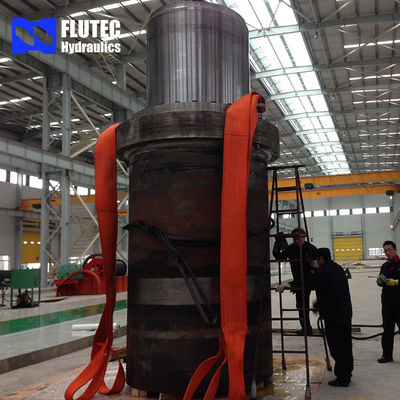 Large Plunger Large Bore Hydraulic Cylinder For 2000 Ton Press Machine Customizable