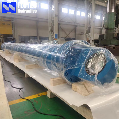 Self Developed Design Luffing Cylinder For Statcker Relcaimer Double Acting Normal Temperature