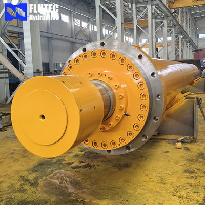 Bore760xRod380xStroke12000 Hydraulic Cylinder For Hydraulic Cold Draw Production Line
